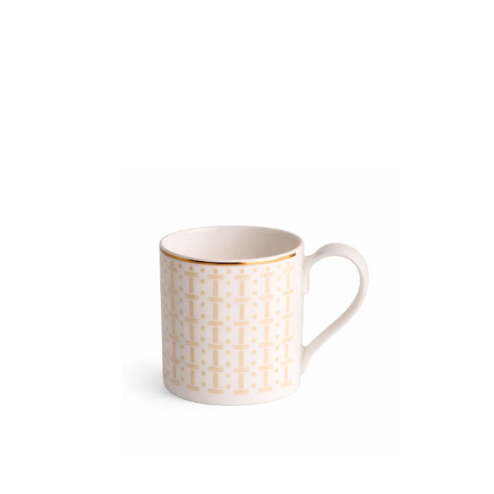 Geo Rose Beige & Gold Espresso Cup 0.08 L