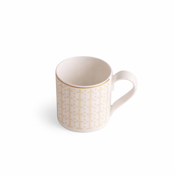 Geo Rose Beige & Gold Espresso Cup 0.08 L