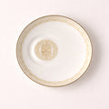 Geo Rose Beige & Gold Espresso Cup Saucer 14.5 cm