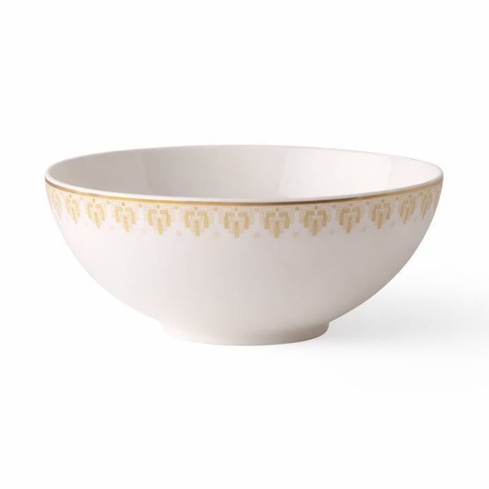 Geo Rose Beige & Gold Individual Bowl 0.42 L