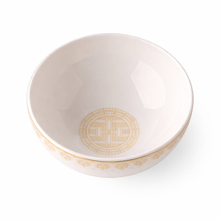 Geo Rose Beige & Gold Individual Bowl 0.42 L