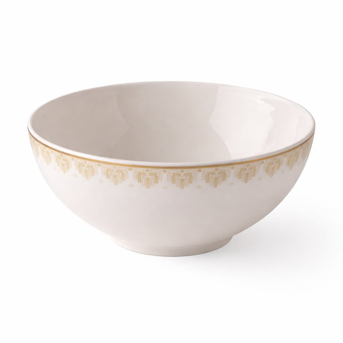 Geo Rose Beige & Gold Individual Bowl 0.42 L