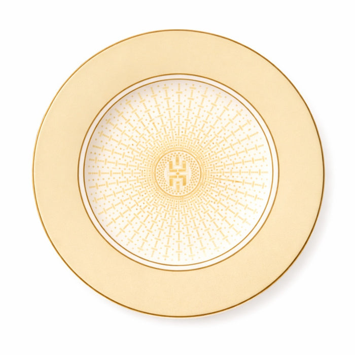Geo Rose Beige & Gold Salad Plate 22 cm