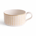 Geo Rose Beige & Gold Tea Cup 0.23 L