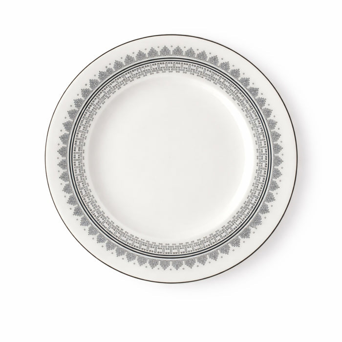 Geo Rose Grey & Platinum Bread & Butter Plate 16 cm