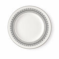 Geo Rose Grey & Platinum Bread & Butter Plate 16 cm