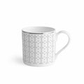 Geo Rose Grey & Platinum Coffee Cup 0.22 L