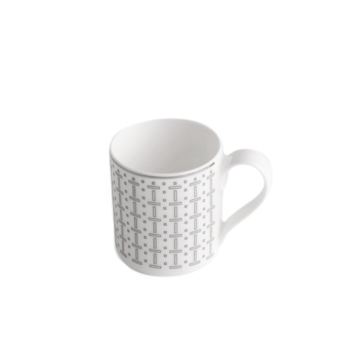 Geo Rose Grey & Platinum Espresso Cup 0.08 L
