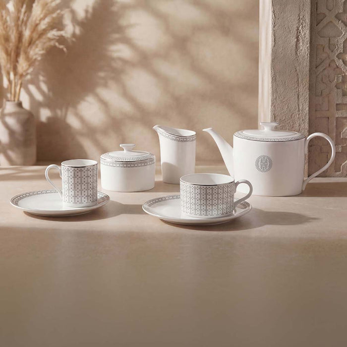 Geo Rose Grey & Platinum Espresso Cup 0.08 L