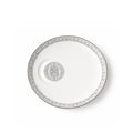 Geo Rose Grey & Platinum Espresso Cup Saucer 14.5 cm