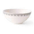 Geo Rose Grey & Platinum Individual Bowl 0.42 L