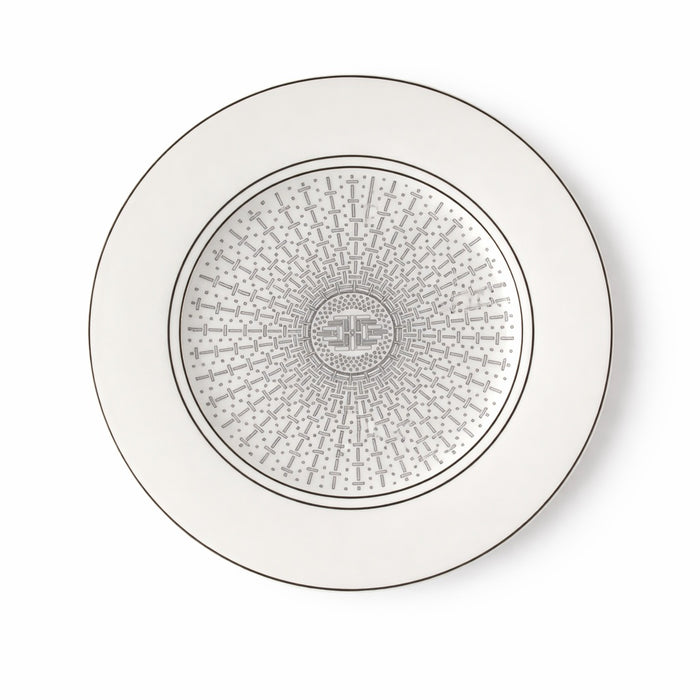 Geo Rose Grey & Platinum Salad Plate 22 cm