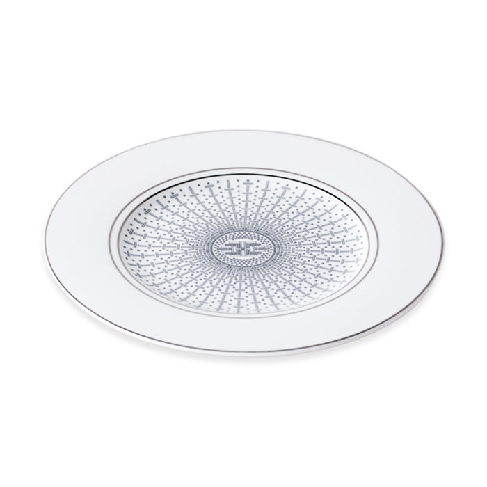 Geo Rose Grey & Platinum Salad Plate 22 cm
