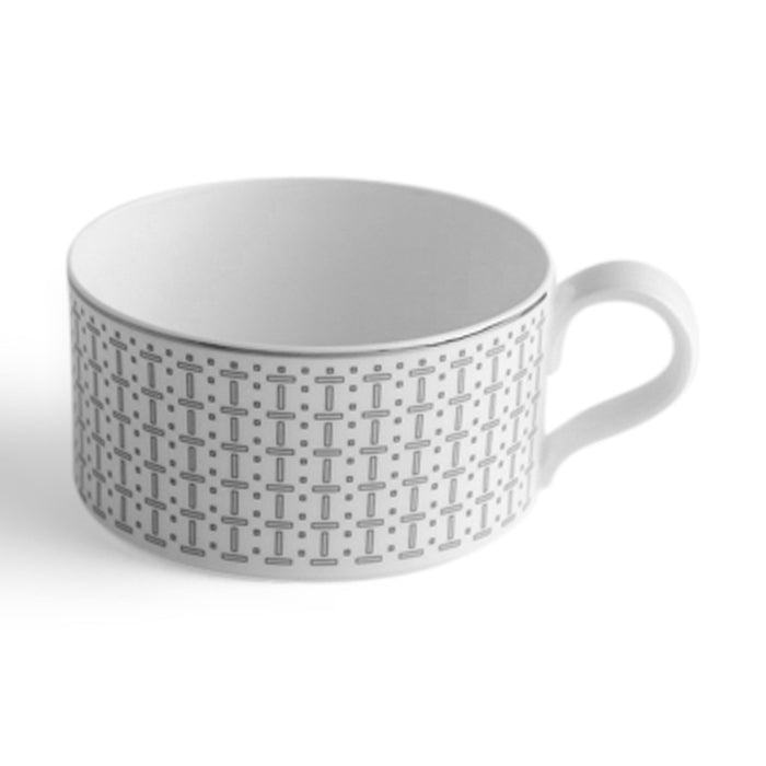 Geo Rose Grey & Platinum Tea Cup 0.23 L