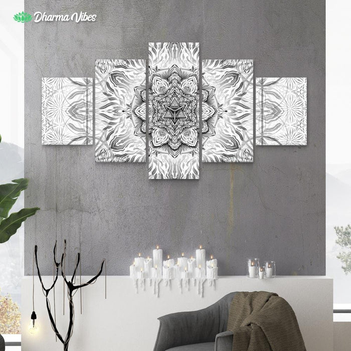 Geometric Bright by Yantrart 5-Piece Canvas