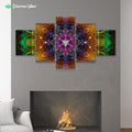 Geometric Color by Yantrart 5-Piece Canvas