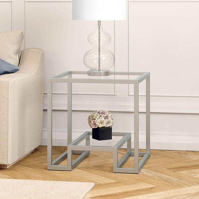 Geometric End Table