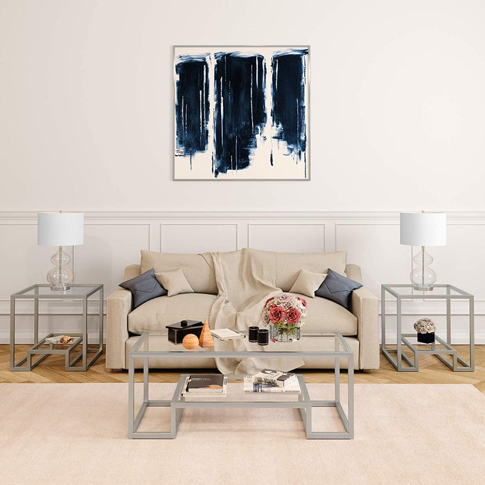 Geometric End Table