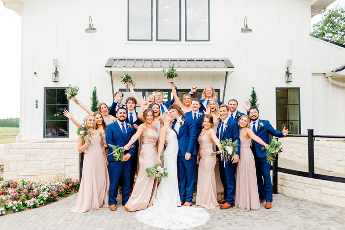 Glamorous White and Sage Green Texas Wedding