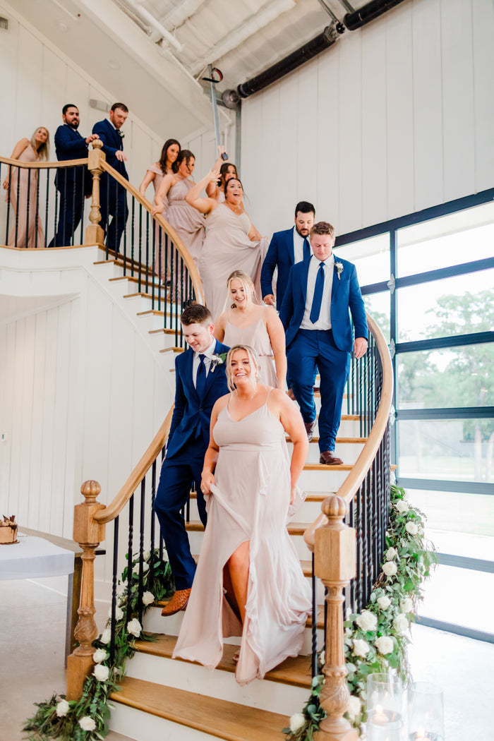 Glamorous White and Sage Green Texas Wedding