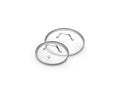 GLASDECKEL-SET 18/24 CM – 2-TEILIG - 1