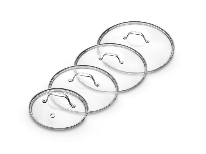 GLASDECKEL-SET 18/24/26/28 CM – 4-TEILIG - 1