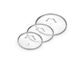 GLASDECKEL-SET 20/24/28 CM – 3-TEILIG - 1