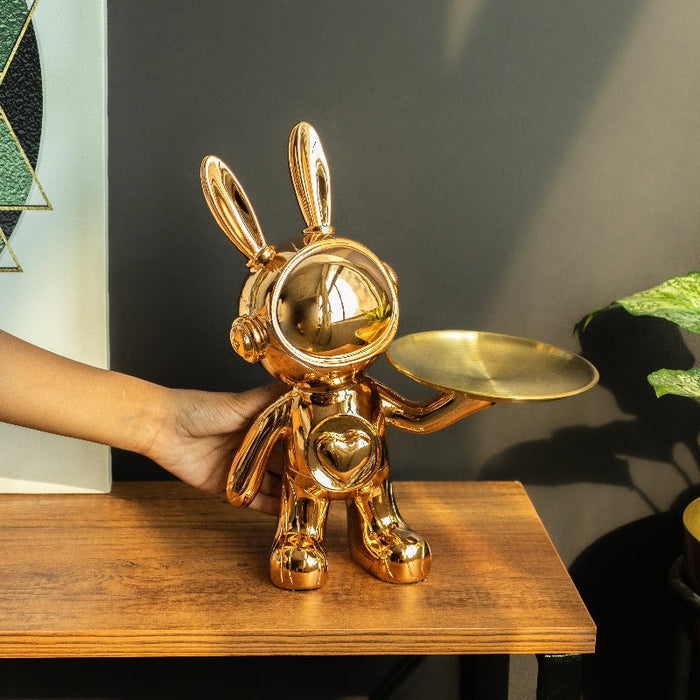 Gold Soul Bunny Sculpture Artifacts The June Shop