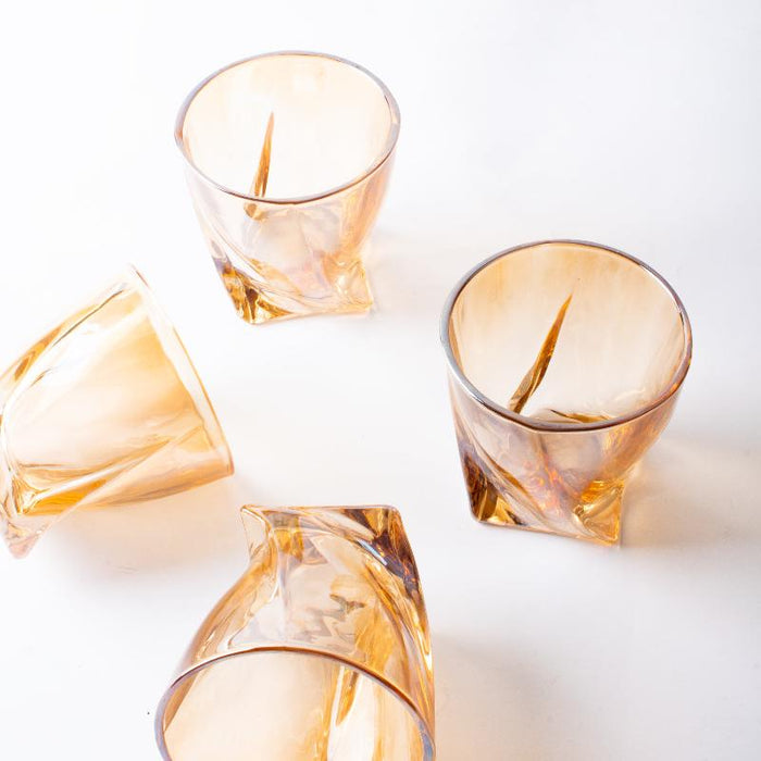 Golden Cascade Drinkware (Set of 2)