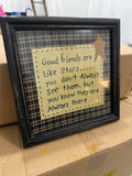 Good Friends Are Like Stars Machine Embroidery