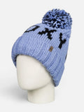 Gorro Roxy Snow Tonic Celeste Negro