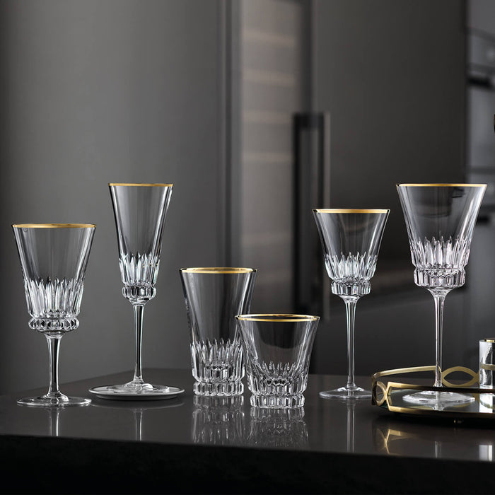 Grand Royal Gold Tall Glass 300 ml, Set 2 Pcs