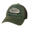 Green greaser Legacy Old Favorite Trucker Hat with Oyster patch