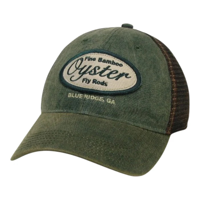 Green greaser Legacy Old Favorite Trucker Hat with Oyster patch