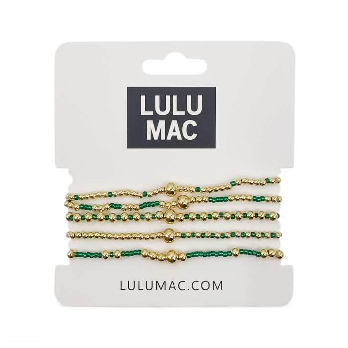 Green High Quality Bracelet Set