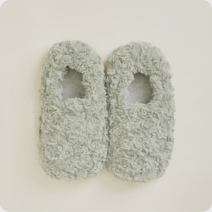 Green Sage Slippers Warmies