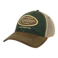 Green/brown Legacy Old Favorite Trucker Hat with Oyster patch