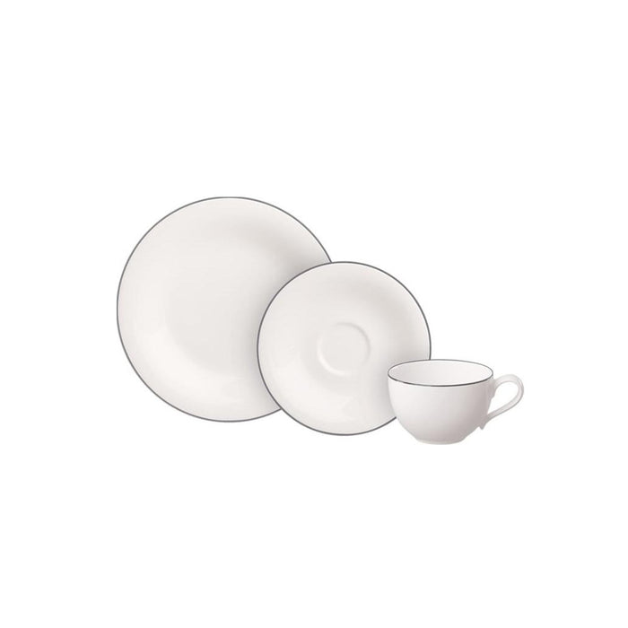 Grey Lines Coffee Set 18Pcs