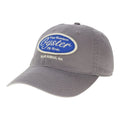 Grey with Royal Blue Legacy Twill Trucker Hat With Oyster Patch