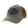 Grey/copper Legacy Old Favorite Trucker Hat with Oyster patch