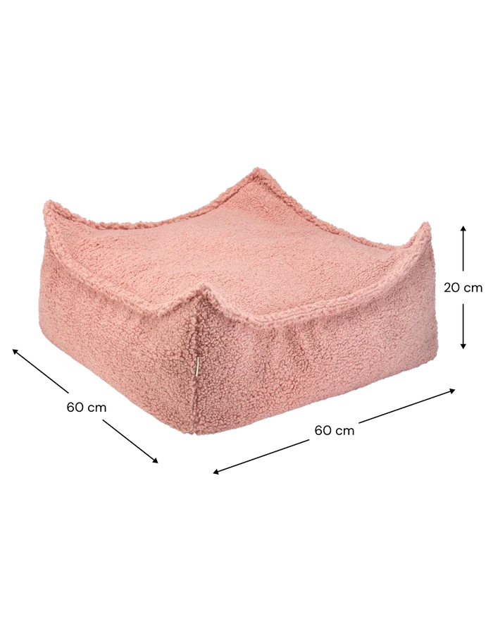 Guava Square Ottoman - Rugs by Roo