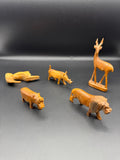 Handcarved Animal Figurine Set