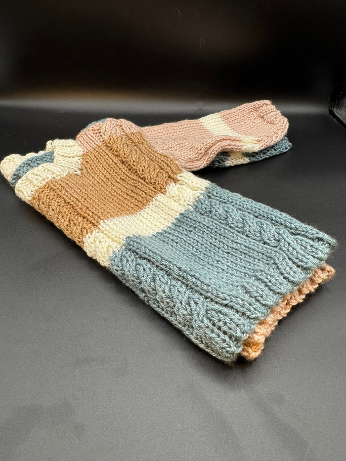 Handmade Gray & Blue Baby Sweater