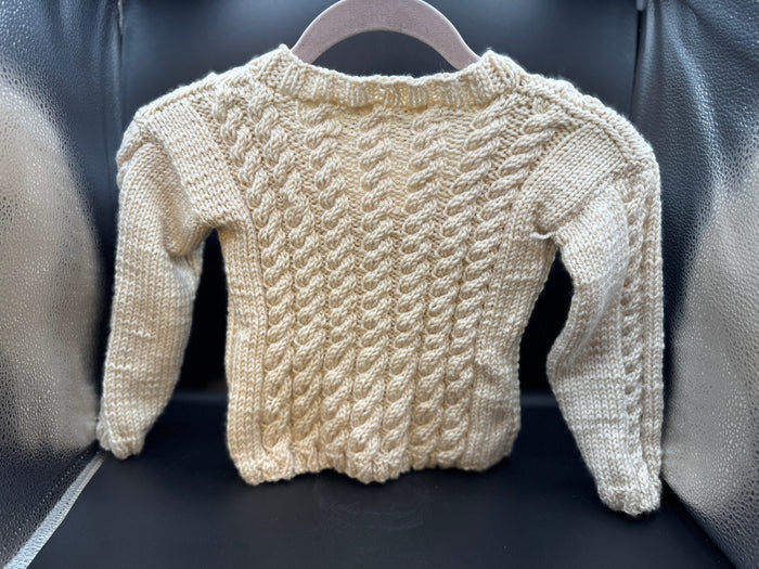 Handmade Irish Knit Baby Sweater