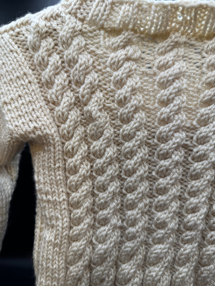 Handmade Irish Knit Baby Sweater
