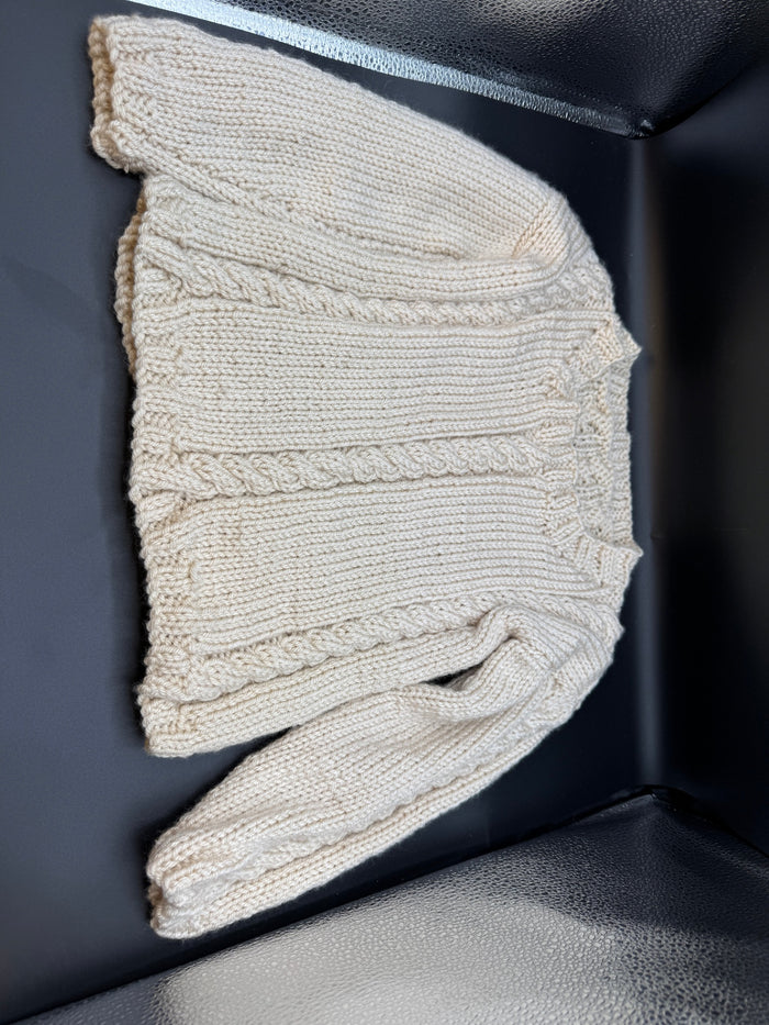 Handmade Irish Knit Baby Sweater