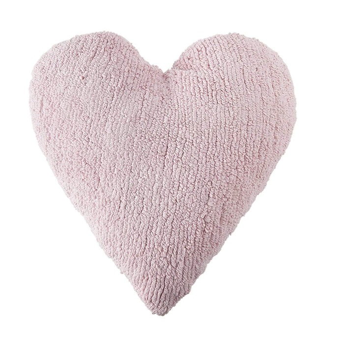 Rugs by Roo | Lorena Canals Heart Pink Cushion-SC-HE-PK