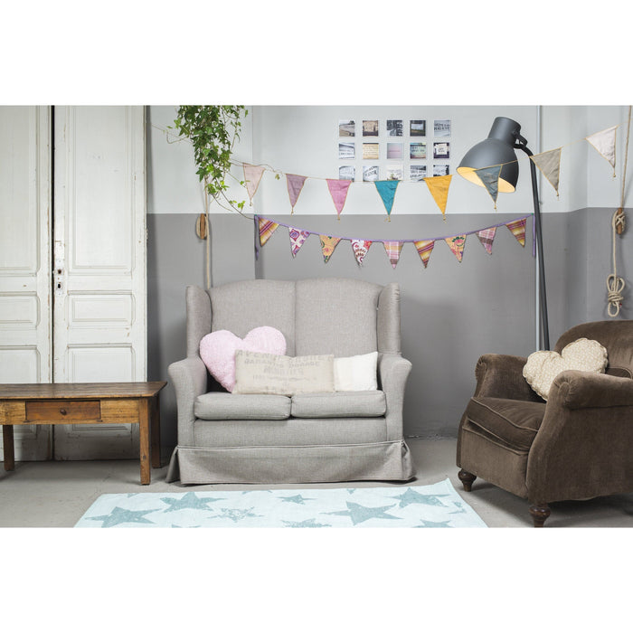 Rugs by Roo | Lorena Canals Heart Pink Cushion-SC-HE-PK