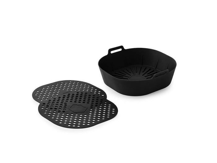 HEIßLUFTFRITTEUSE EINSATZ UND MATT 3-PACKUNG – 4L - 1