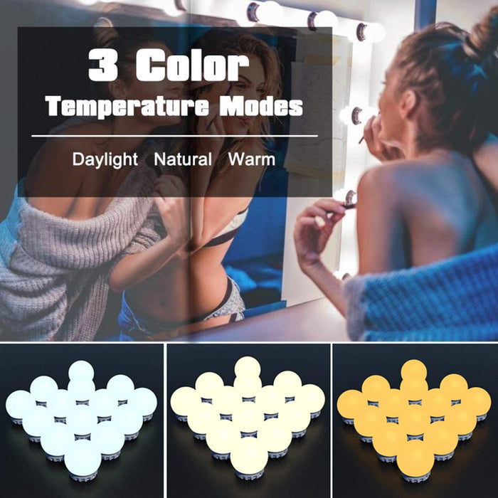 Hollywood Style Vanity Mirror Lights Kit